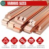 Uxney Copper Flat Bar，3/16" Thickness x 2" Width x 8"