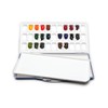 Mijello Fusion 33-Well Airtight/Leakproof Palette for Watercolor Paints, Blue