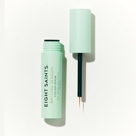 Eight Saints Suero de crecimiento de pestañas de temporada de bateo para pestañas más largas y gruesas, tratamiento de pestañas natural y orgánico para pestañas finas y dispersas, suero nutritivo para
