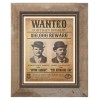 Wanted Poster: Butch Cassidy Sundance Kid Wild Bunch Custom Matted