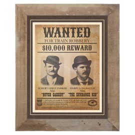 Wanted Poster: Butch Cassidy Sundance Kid Wild Bunch Custom Matted & Framed (F5)