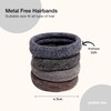Basic Sense Gym Hair Ties - Unique Soft Jersey Bobbles,