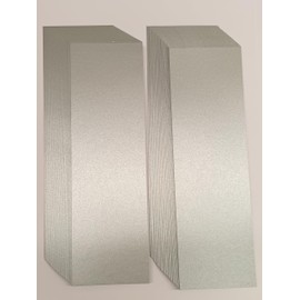 Pearl Silver Card Stock for Crafts, 100 Sheets, Die Cutting and Scrapbooking, Wedding Crafting