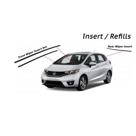 Autoparts NEW GENUINE HONDA FIT WIPER REFILL INSERT SET 2009 TO 2013 FOR FACTORY BLADES
