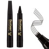 Boobeen Eyebrow Pencil - Microblading Eyebrow Pencil with Micro Fork