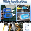 1 Inch Digital Turbine Fuel Flow Meter NPT Thread Electronic
