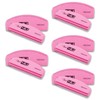 10Pcs Nail Buffers Half Moon Shape Double Sided 180/240 grit
