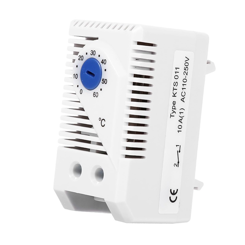 Mechanical Thermostat, 0-60 Adjustable Normally Open Temperature Controller Switch(KTS011)