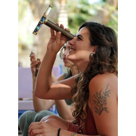 JP GAMES LTD Handmade Brass Wheel Kaleidoscope - Made in Israel by Roy Cohen