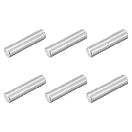 uxcell 6Pcs M8 x 35mm 304 Stainless Steel Dowel Pin, Cylindrical Shelf Support Peg Pin Parallel Pin Fastener for Mechanical Manufacturing, Industry, Furniture Installation, Silver
