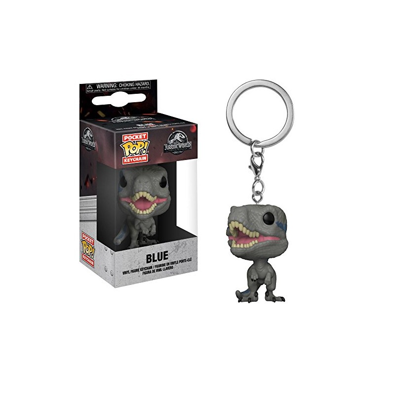 Funko Pop Keychain: Jurassic World 2 - Blue Velociraptor Collectible