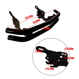 Dual Bar Tractor Bumper Heavy-Gauge Mountable Dual bar Bumper Compatible with Craftsman 917 T100 CMX 247 LT2000 YS4500 YTH22V46 YTH24K48 Lawn Tractor