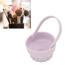 Limpiador de Brochas de Maquillaje de Silicona, Tapete de Limpieza de Brochas de Maquillaje