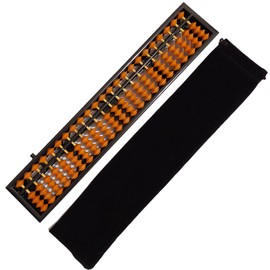 Abacus Tab, 23 Digits, 4 Beads, One Touch, Standard, Soroban, For Kids, Adults, Storage Bag Included