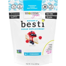 Besti Natural Powdered Sugar Substitute – Zero Calorie, Zero Carb, 12 oz