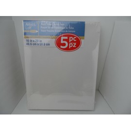 Artist's Loft NEW Artist's Loft Canvas 16" x 20" Super Value Canvas Pack  - Pack of 5
