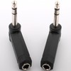 RUNCCI-YUN 2 x Right Angle 1/4 Inch 6.35 mm TRS