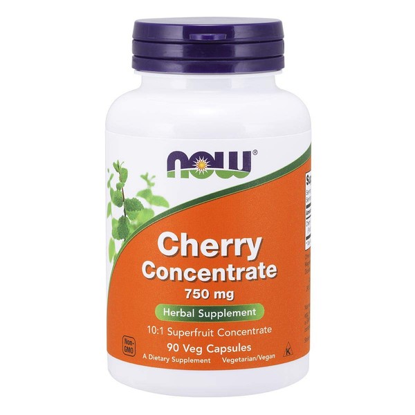 Now Foods Cherry Concentrate  750 Milligrams, 90 Vcaps