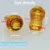 CESFONJER Pack of 20 510 Plastic Drip Tips 510 Flat