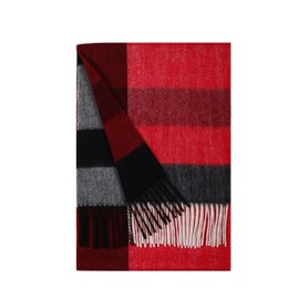 SEECOSY 100% Lambswool Scarf - Plaid Soft Warm Scarf, Gift for Women and Men