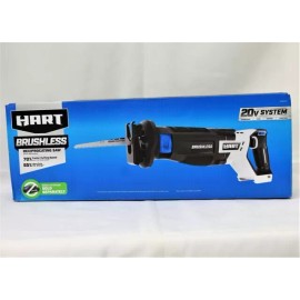 HART HPRS25 20V Brushless Cordless Reciprocating Saw - Black/White