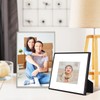 9x12 Picture Frame Set of 3, Black Modern Aluminum Metal