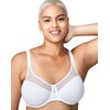 Wonderbra Womens Comfort-U® Design Full-Support Underwire Bra, White, 40C US