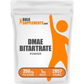 BULKSUPPLEMENTS.COM DMAE Bitartrate - Choline Supplements - Focus Supplement - ATP Supplements - Acetylcholine Supplements - DMAE Supplement - DMAE Powder (1 Kilogram - 2.2 lbs)
