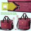 Ladbodun Insulated Lunch Bag Cooler:Expandable Reusable Lunch Box with Shoulder