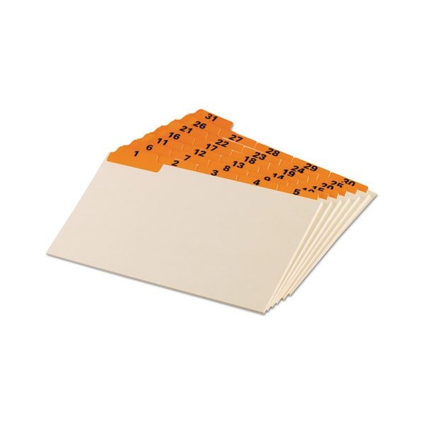 Oxford Products - Oxford - Laminated Index Card Guides, Daily,