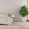 Relaxdays Tissue Box Cover with Bamboo Top, Baby Wipe Dispenser,
