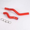 G-PLUS Silicone Radiator Hose Pipe Kit Clamps Compatible with Honda