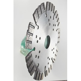 CUTTOOLS Diamond Cutting Disc, 125mm Laser Welded Turbo Diamond Cutting Accessory for Angle Grinder, Cutting Wheel for Dry and Wet Cutting Stone, Concrete, Marble, Granite, Brick, Masonry Heavy Duty