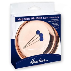 Hemline Magnetic Pin Dish 10cm - Rose Gold