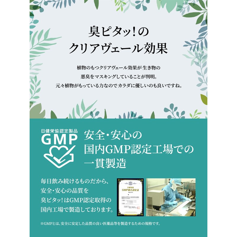 【 臭ピタッ！ ライト エチケットサプリ 31粒 （31日分）】 フィトンチッド サプリ サプリメント