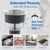 ROVOGO 3-1/2 inch Kitchen Sink Drain Assembly with Removable Deep