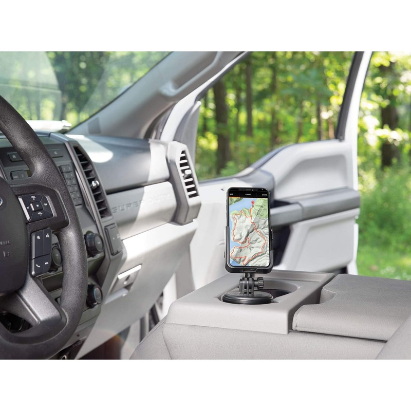 WeatherTech CupFone Two View-Universal Phone Cradle Mount with Violet Billet