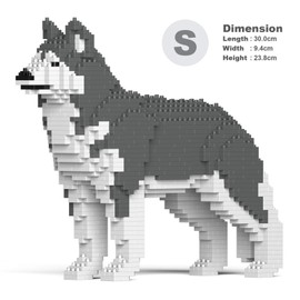 JEKCA Husky 01S-M04 | Plastic Building Blocks | Age 14+