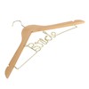 Wedding Hanger Anti Slip Wooden Clothes Hanger Iron Clothing Hanger