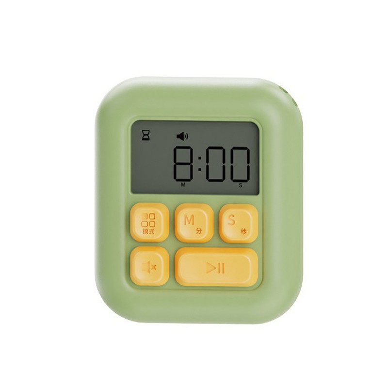 Digital Kitchen Timer Cute Precise Magnetic Easy Operation Clear Alarm
