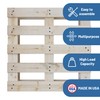 Greaton, Unassembled Heavy-Duty Wooden Pallet Kit – 48x24x5 Inches, Industrial-Grade