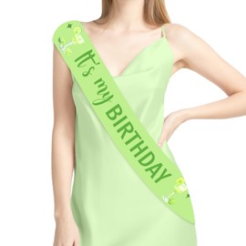 kreat4joy Margarita Birthday Party Decorations, Margarita It’s My Birthday Sash for Cocktail Lemon Margarita Birthday Women