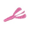 JACKALL Worm Beecrawl Flapper 3.8" Bubblegum Pink Lure