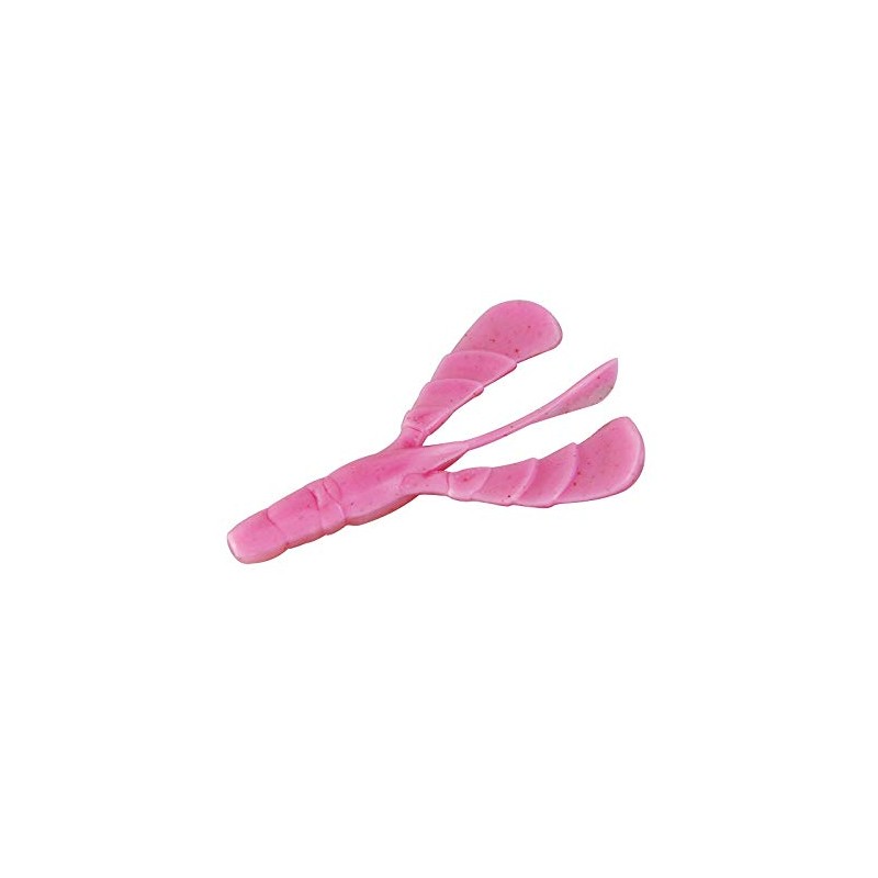 JACKALL Worm Beecrawl Flapper 3.8" Bubblegum Pink Lure
