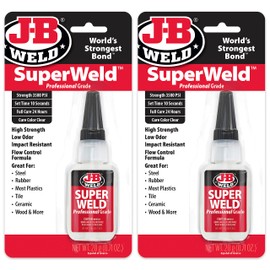 J-B Weld Superglue 20g 2 Pack - SuperWeld Professional Grade