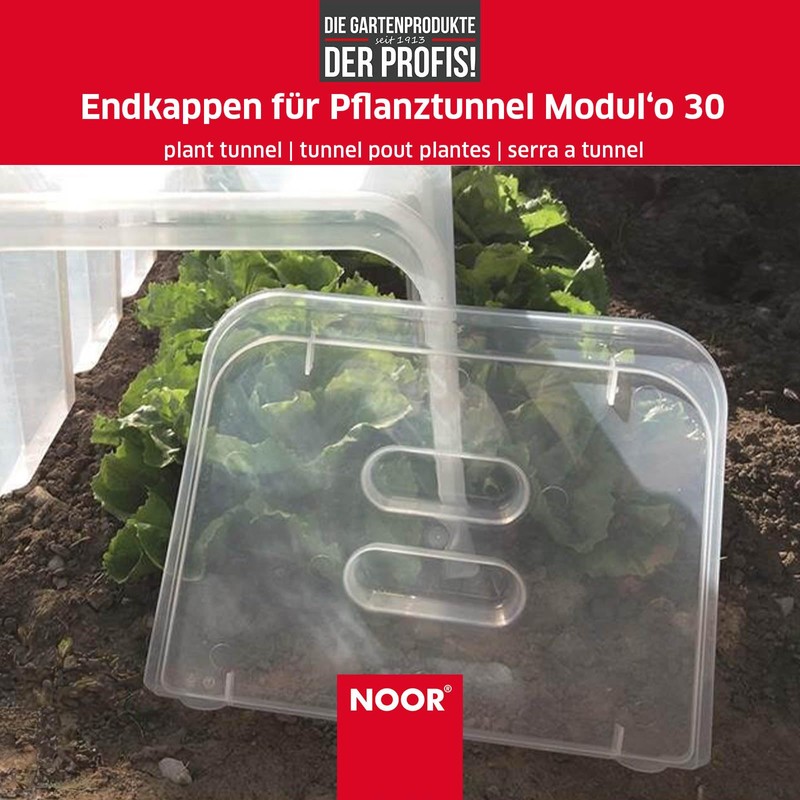 NOOR End Caps for Modul'o 30 Plant Tunnel (Set of