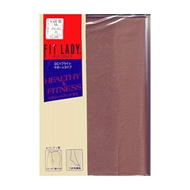 FIT LADY Dancing Tights, 70 Denier DCY Glossy Bright Stockings, Made in Japan, toast