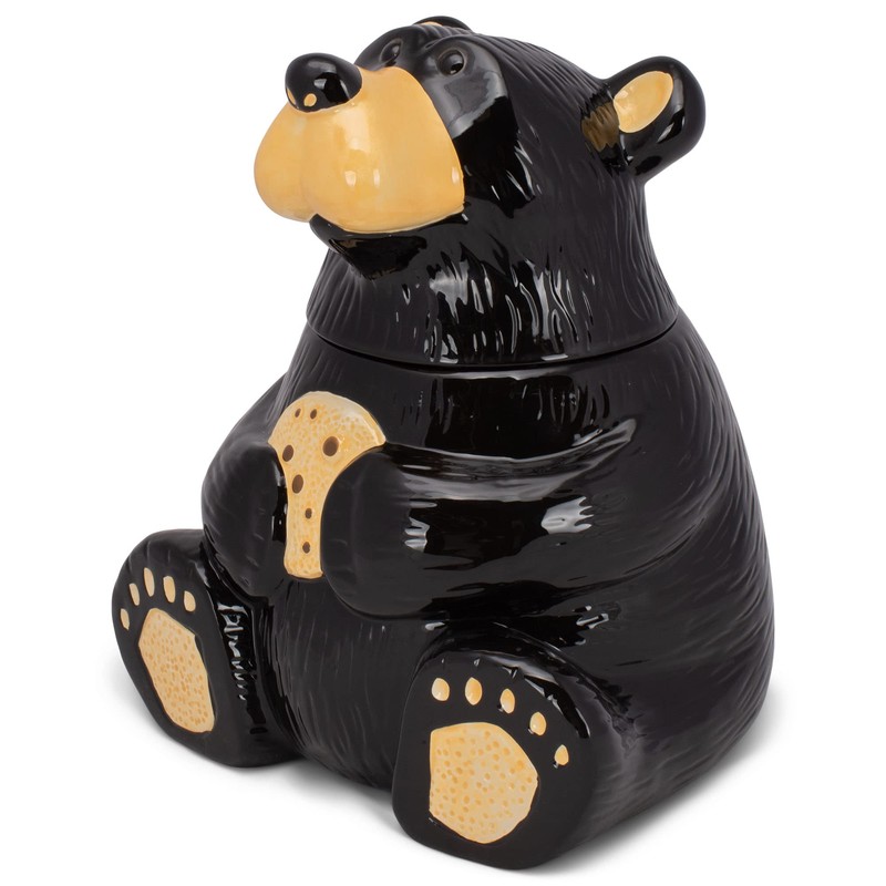 DEMDACO Bearfoots by Jeff Fleming Cute Bear With Cookie Classic