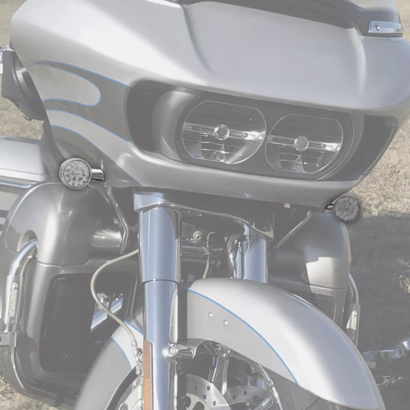 TCMT Front Turn Signals Light Fit For Harley Touring Touring