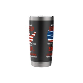 With The USA So Divided I'm Just Glad To Be On Side Stainless Steel Insulated Tumbler